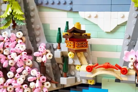 Lego Art 31218 Japanese Cherry Blossom Landscape, 12 image