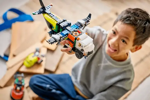 Lego minifigures 60505 Airplane, Service Truck & Hovercraft Remix, 11 image