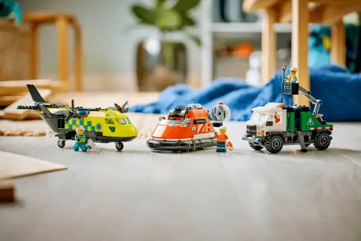 Lego minifigures 60505 Airplane, Service Truck & Hovercraft Remix, 12 image