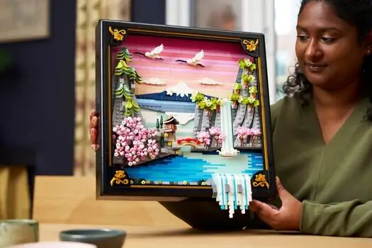 Lego Art 31218 Japanese Cherry Blossom Landscape, 5 image