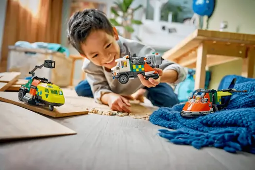 Lego minifigures 60505 Airplane, Service Truck & Hovercraft Remix, 10 image