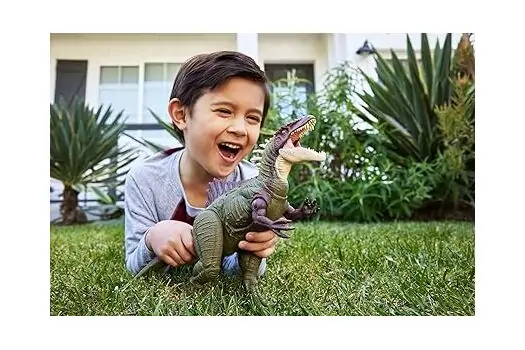 Jurassic World Battle Roarin’ Becklespinax Dinosaur Action Figure სათამაშო დინოზავრი, 2 image