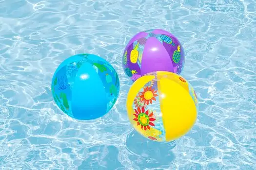 Bestway 31036 Designer Beach Ball Yellow - წყლის გასაბერი ბურთი, 6 image