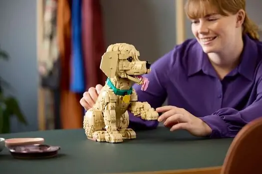 Lego Icons 11384 Golden Retriever Puppy, 10 image
