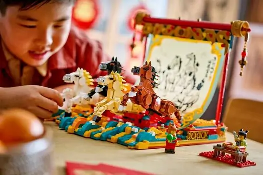 Lego 80119 Galloping Horses Canvas, 9 image