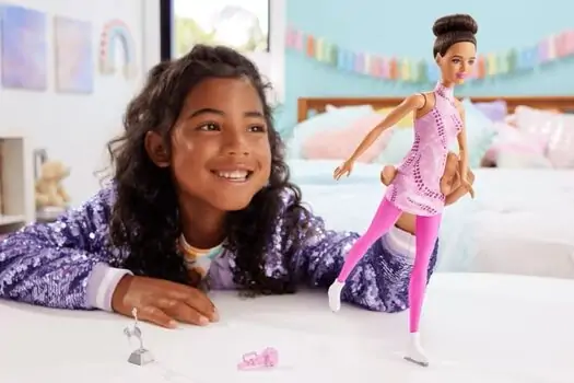 Barbie You Can Be Anything Figure Skater Doll თოჯინა ბარბი, 2 image