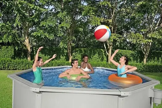 Bestway 56574 Steel Frame Pool - კარკასული აუზი ქვიშის ფილტრით და კიბით, 3 image