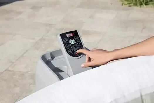 Bestway 60059 Lay-Z-Spa Hollywood Luxe AirJet 6 Black Waves Round - გასაბერი ჯაკუზი, 13 image