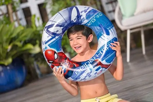 Bestway 98003 Spider-Man children's swimming ring - გასაბერი კამერა, 4 image