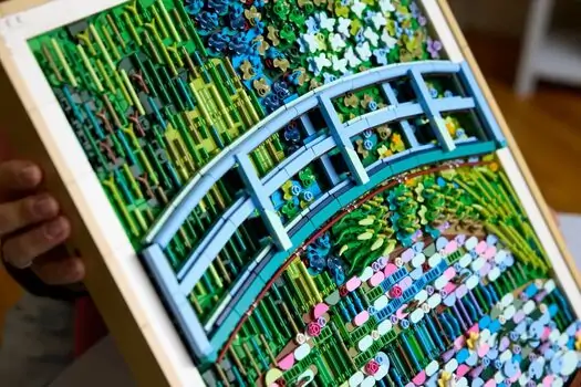 Lego Art 31220 Claude Monet – Bridge over a Pond of Water Lilies, 16 image