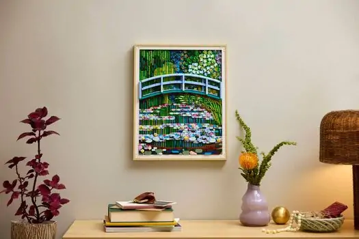 Lego Art 31220 Claude Monet – Bridge over a Pond of Water Lilies, 7 image