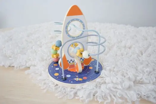 SPACE ROCKET BEAD MAZE-რაკეტის ფორმის განვითარებადი ლაბირინთი, 7 image