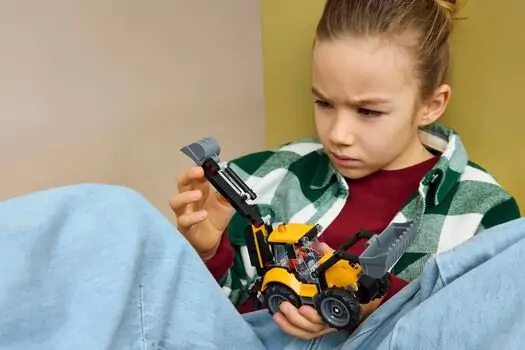 Lego City 60480 Yellow Backhoe Loader, 4 image