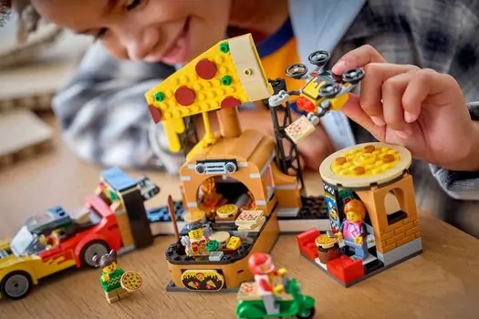 Lego city 60496 Pizza Delivery Experience with Vehicles, 4 image