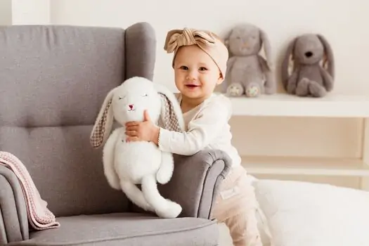 Bali Bazoo 81970 Cuddle toy Bunny white-განსავითარებელი სათამაშო, 8 image