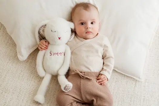 Bali Bazoo 81970 Cuddle toy Bunny white-განსავითარებელი სათამაშო, 7 image