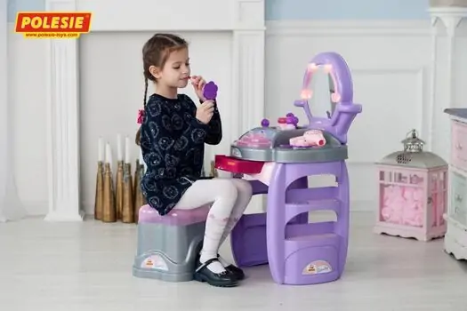 Polesie-ს სათამაშო ტრილიაჟი POLESIE 43146 Beauty Diana 4, dressing table (box), 8 image