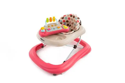 KikkaBoo Walker ABC Pink საბავშვო ჭოჭინა, 4 image