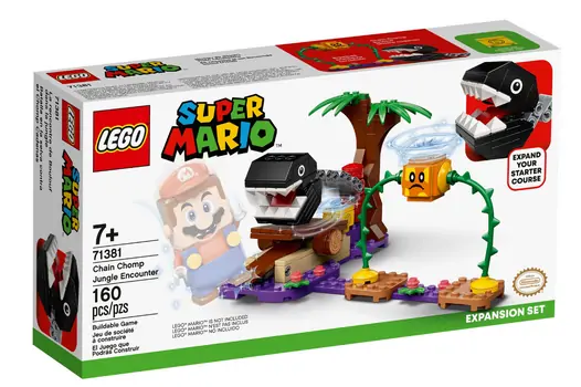 Lego Super Mario 71381 Chain Chomp Jungle Encounter Expansion Set
