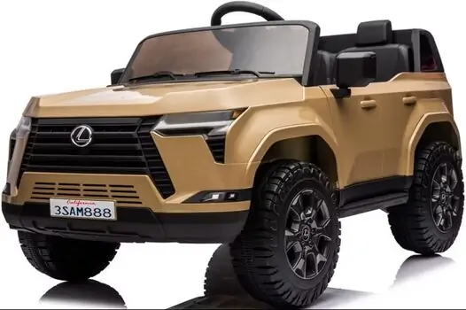Lexus Gx550 Car Champagne - ელექტრო მანქანა კაუჩუკის საბურავებით, 2 image
