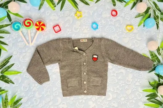 Knitted Jacket GOGOBICI 900 საბავშვო მოსაცმელი Dark Grey