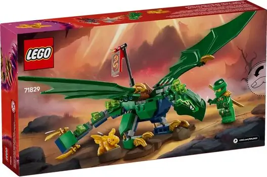 Lego Ninjago 71829 Lloyd's Green Forest Dragon, 8 image