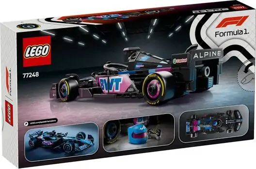 Lego Speed Champions 77248 BWT Alpine F1® Team A524 Race Car, 10 image