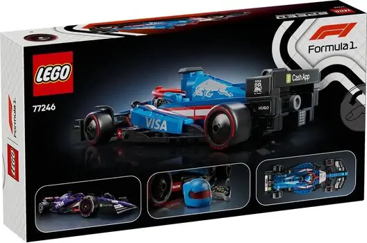 Lego Speed Champions 77246 Visa Cash App RB VCARB 01 F1® Race Car, 7 image