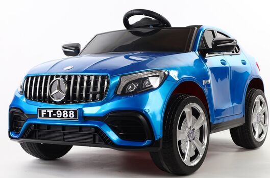 Mercedes New MLS Blue - ელექტრო მანქანა კაუჩუკის საბურავებით და ტყავის სავარძლით
