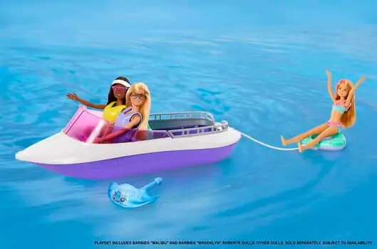 Barbie Mermaid Power Dolls & Boat Playset ბარბის თოჯინები კატერით და აქსესუარებით, 4 image