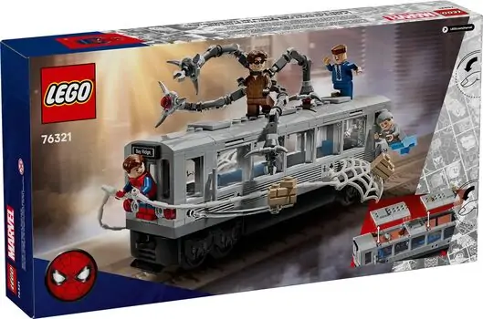 Lego Super Heroes 76321 Spider-Man vs. Doc Ock Subway Train Scene, 10 image
