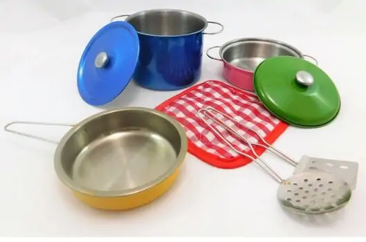 Metal Kitchen Cooking Accessories -  სათამაშო სამზარეულოს აქსესუარები, 3 image