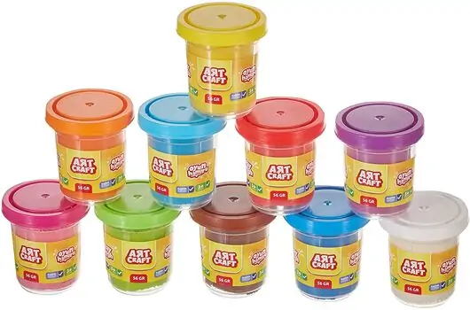 Dede 03290 ART CRAFT COLOURFUL DOUGH SET 16 PCS 560 GR საბავშვო პლასტელინის ნაკრები, 6 image