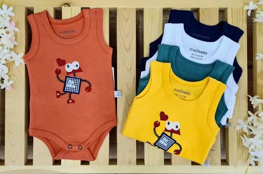 Bodysuit Funny Robot ჩვილის ბოდე