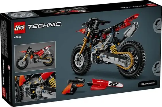Lego Technic 42238 Ducati Desmo450 MX Factory Motorcycle, 11 image