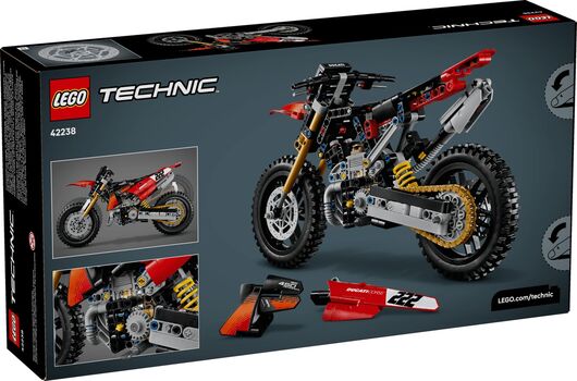 Lego Technic 42238 Ducati Desmo450 MX Factory Motorcycle, 11 image