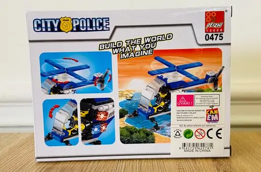 AIR PATROL City Police-ის საბავშვო კონსტრუქტორი 0476, 3 image