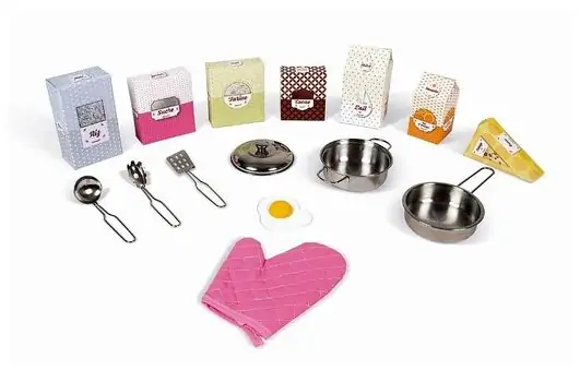 JANOD WOODEN KITCHEN MACARON MAXI COOKER  J06571 სათამაშო სამზარეულო, 4 image