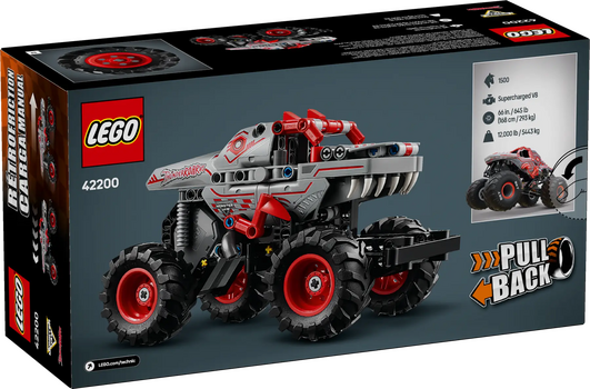 LEGO Technic 42200 Monster Jam™ ThunderROARus™ Pull-Back, 2 image