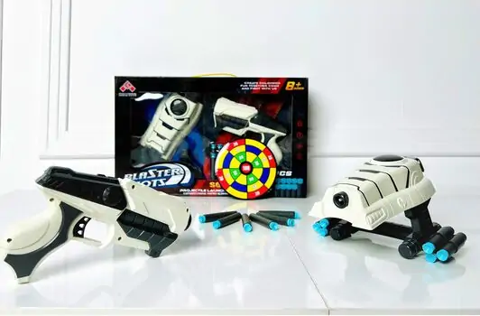 BLASTER WITH SOFT BULLET COMMANDER TOY GUN SB574 ბლასტერი რბილი ტყვიებით, 5 image