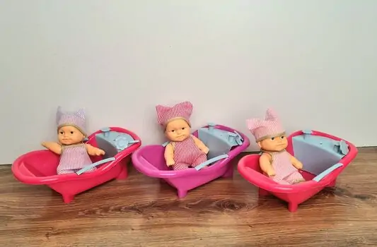 DOLL WITH BATH სათამაშო თოჯინა აბაზანით, 3 image