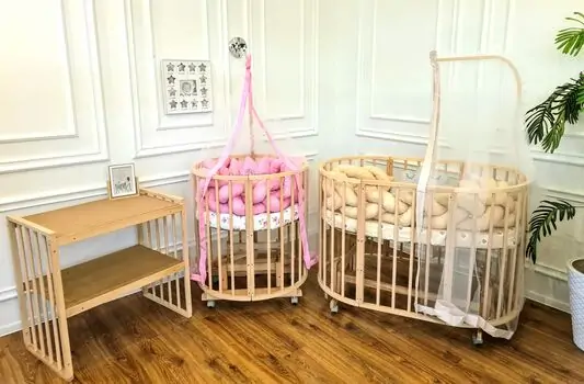 Heyner Play Natural Sleeping Set Capuchino ახალშობილის ტრანსფორმერი საწოლი, 3 image