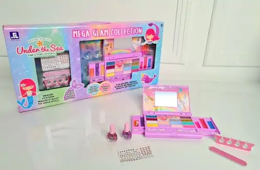 MEGA GLAM COLLECTION GIRLS DIY COSMETICS 2005O სათამაშო კოსმეტიკის ნაკრები, 2 image