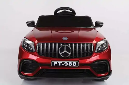 Mercedes New MLS Red - ელექტრო მანქანა კაუჩუკის საბურავებით და ტყავის სავარძლით, 2 image