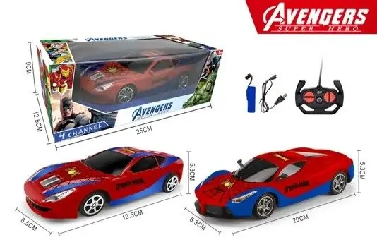 Avangers Spider-Man Remote Control Car - სათამაშო მანქანა დისტანციური მართვით
