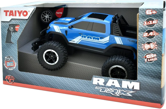 Taiyo TRX Ram R/C Car Blue - საბავშვო სათამაშო მანქანა დისტანციური მართვით, 3 image