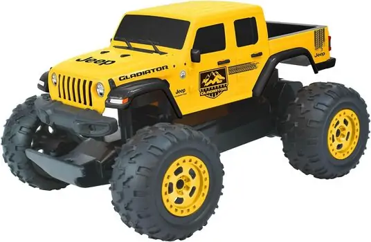 Jeep Gladiator Yellow - საბავშვო სათამაშო მანქანა დისტანციური მართვით, 4 image