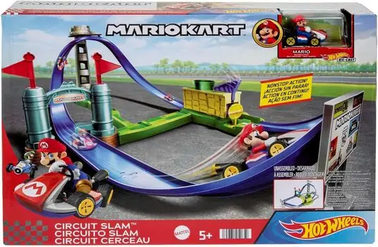 Hot Wheels Mariokart Circuit Slam Track Set - საბავშვო სათამაშო ტრასა, 6 image