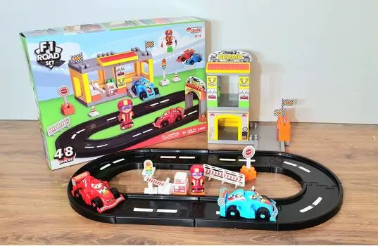Dede 03321 F1 ROAD SET 46 PCS სათამაშო ტრასა, 2 image