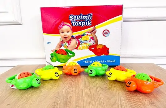 Cute Tosbik Rattle CanEm-ის განსავითარებელი სათამაშო